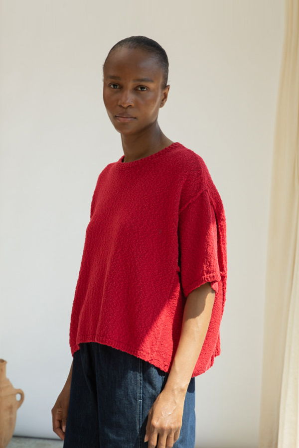 Beaumont Organic Alessia Short Sleeve Knit Sweater