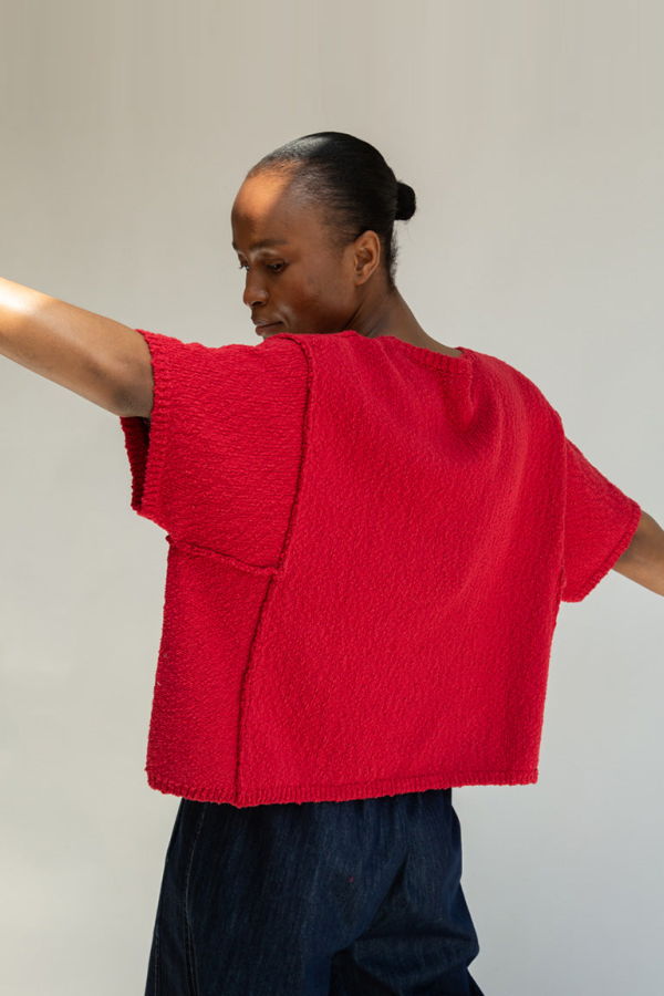 Beaumont Organic Alessia Short Sleeve Knit Sweater