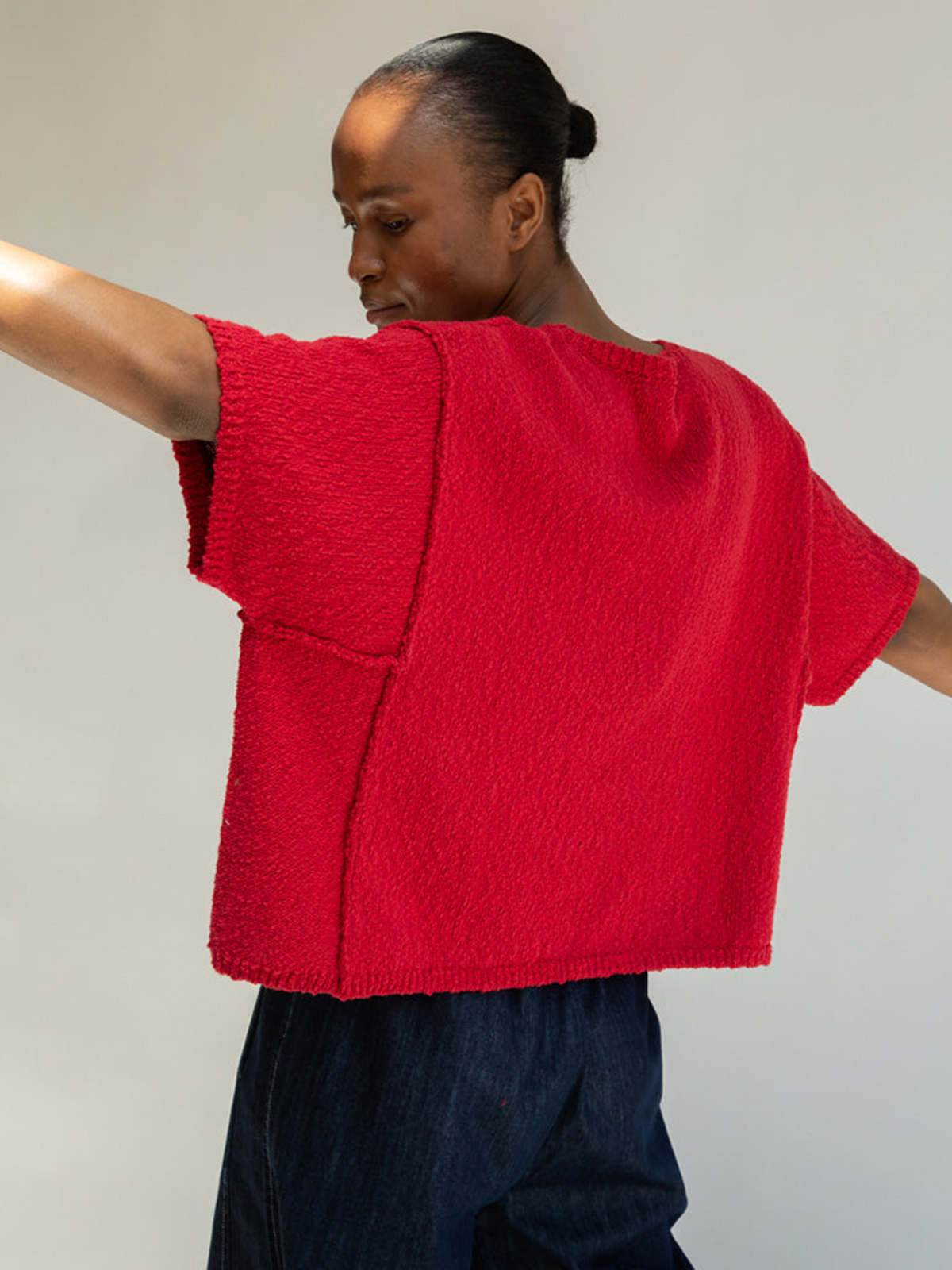 Beaumont Organic Alessia Short Sleeve Knit Sweater - Image 2 of 5