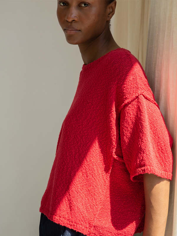 Beaumont Organic Alessia Short Sleeve Knit Sweater