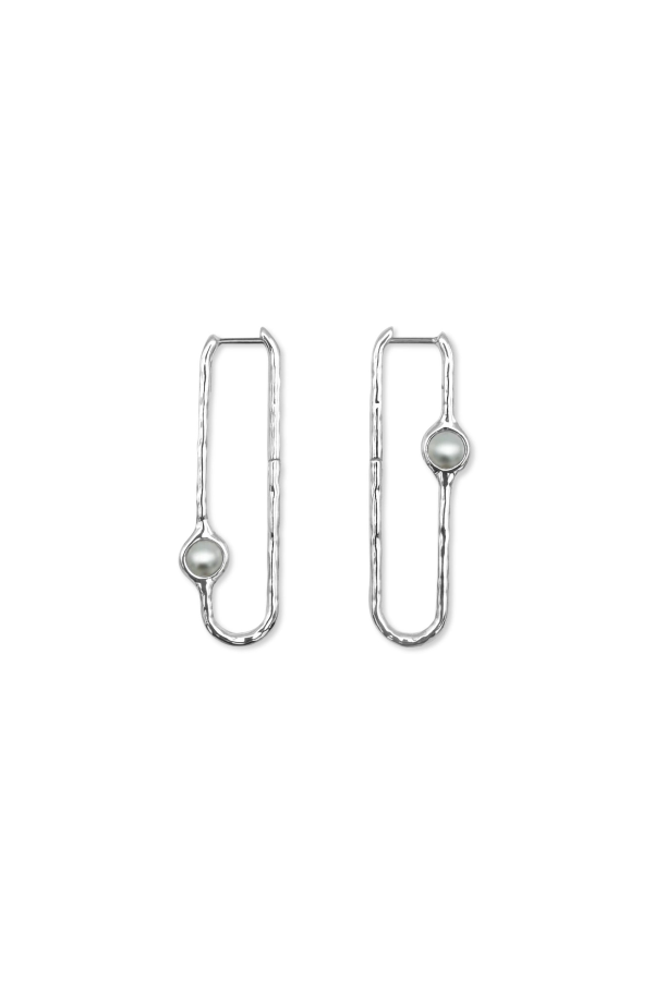 Azzú Tularosa Drop Hoops Earrings