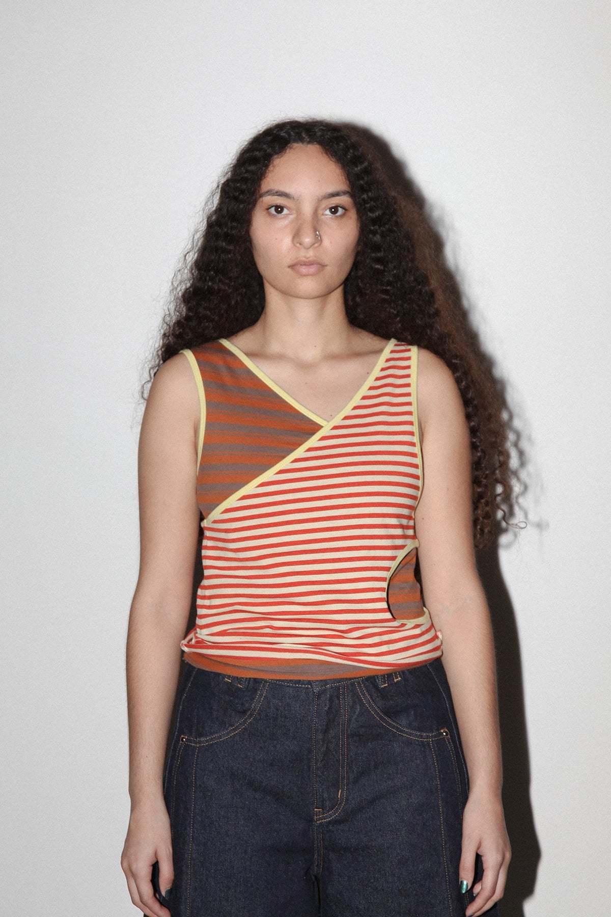 KkCo Layered Loop Tank - Mixed Stripe - Image 2 of 9