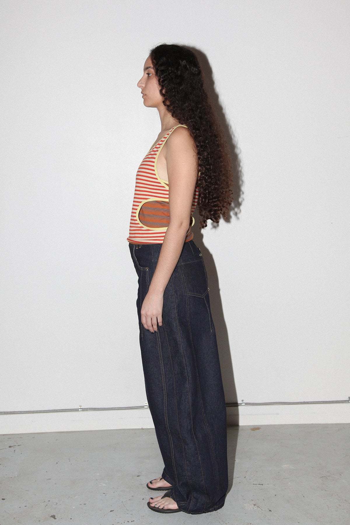 KkCo Layered Loop Tank - Mixed Stripe - Image 4 of 9