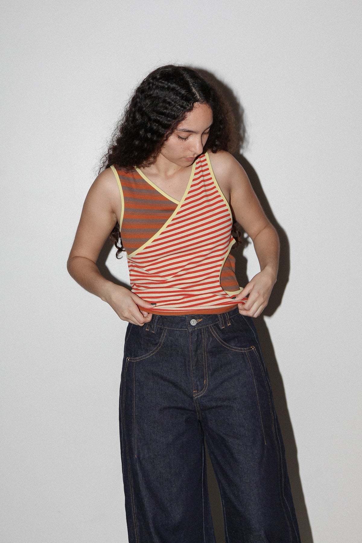 KkCo Layered Loop Tank - Mixed Stripe - Image 9 of 9