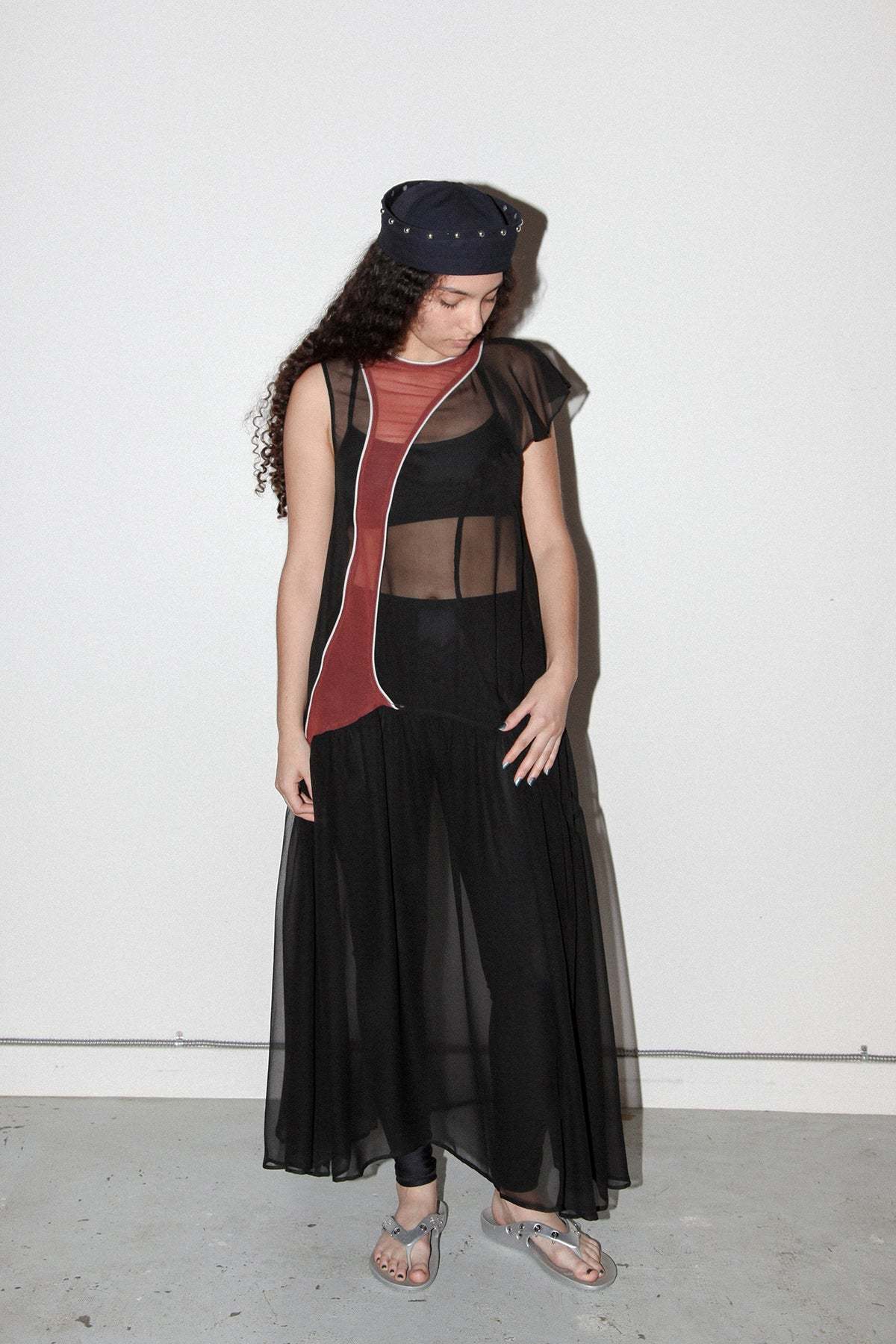 KkCo Silk Current Dress - Onyx - Image 8 of 8