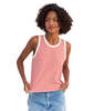 Clare V. Camp Fit Tank Cotton/Linen Mini Stripe - Thumbnail 1