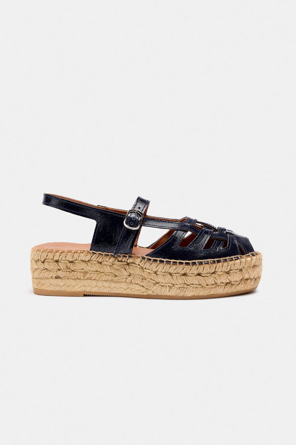 Naguisa Thalis Charol Sandals - Navy