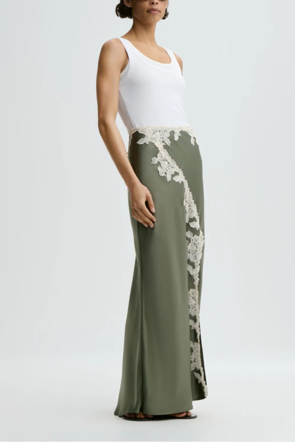 By Malene Birger Erika Maxi Skirt - Green