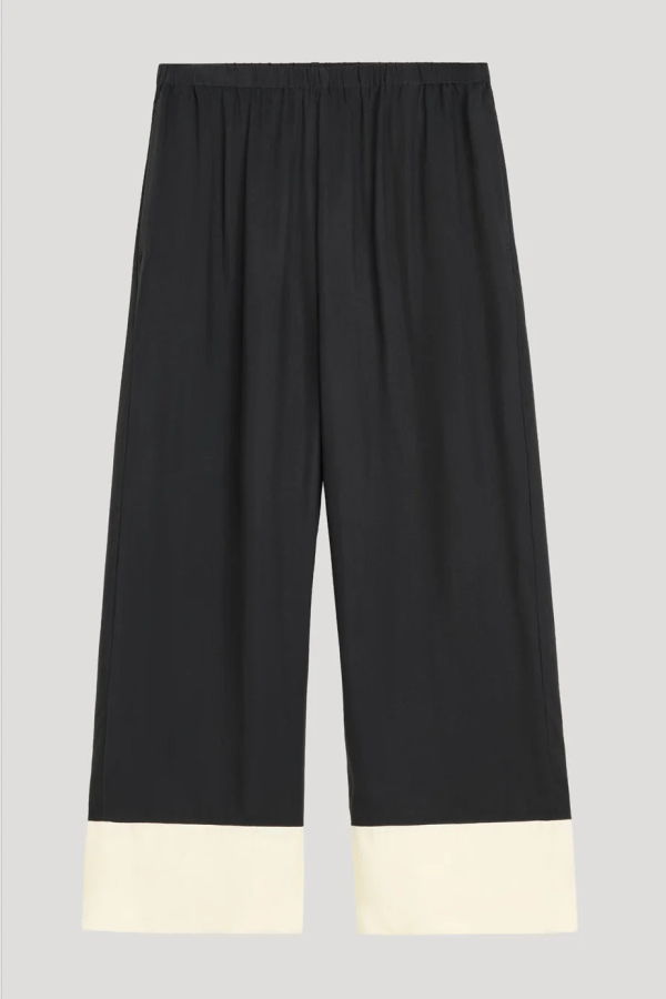 By Malene Birger Mirabello Wide-Leg Trousers - Black