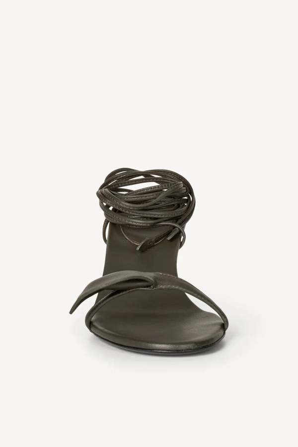 By Malene Birger Paulin Leather Sandals - Green