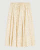 By Malene Birger Pheo Organic Cotton Skirt - Cream - Thumbnail 1