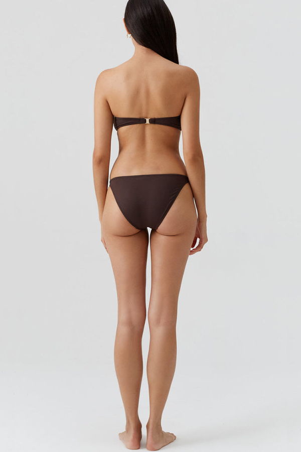 Melissa Odabash Alba Bikini Bottom - Chocolate