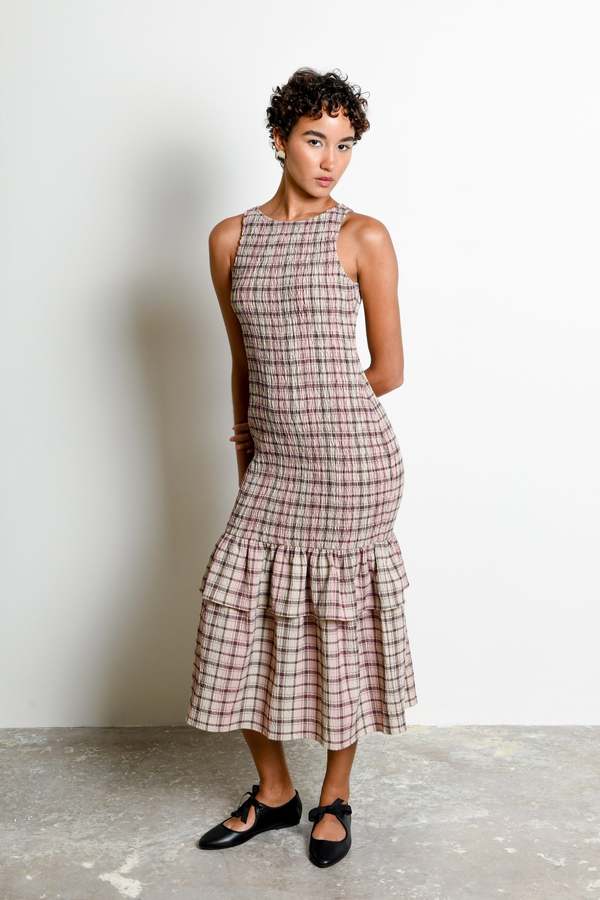 Untitled in Motion Annie Dress - Petal Plaid Untitled in Motion Annie Dress - Petal Plaid