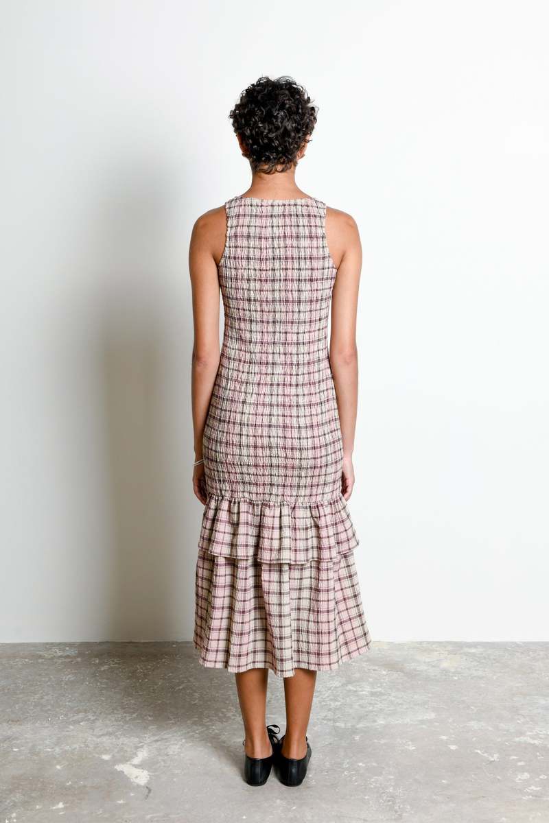 Untitled in Motion Annie Dress - Petal Plaid