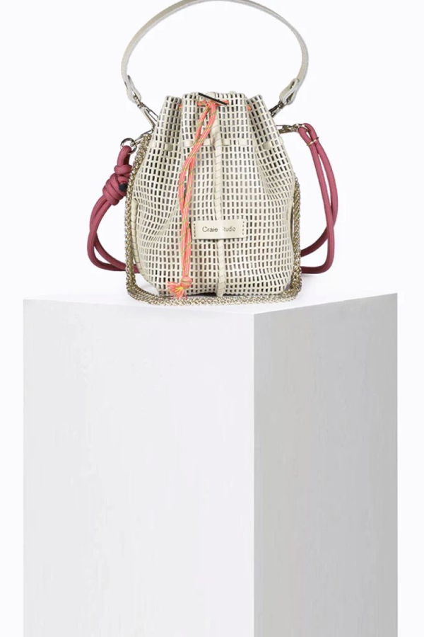 Craie Studio Bibi Mini Bucket Bag - Creme