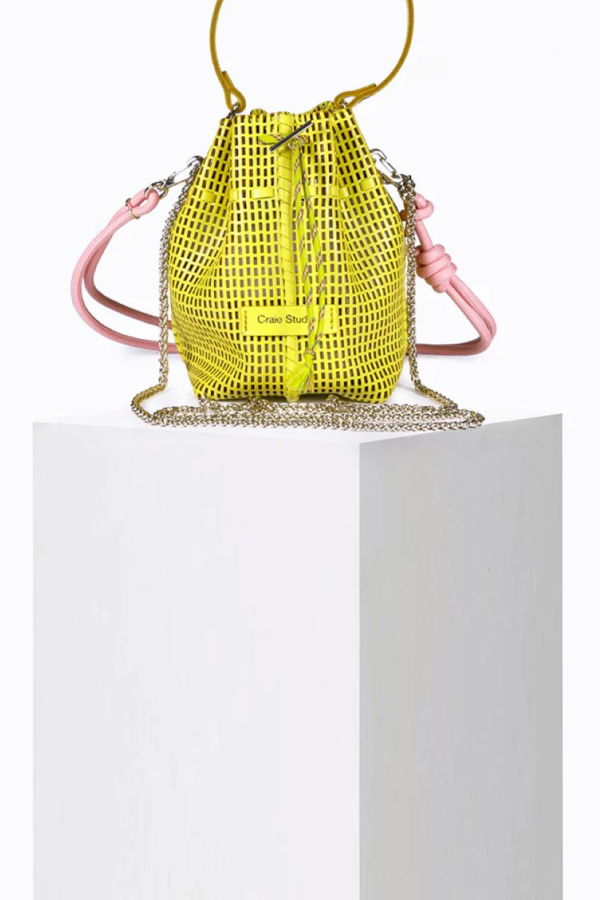 Craie Studio Bibi Mini Bucket Bag - Jaune