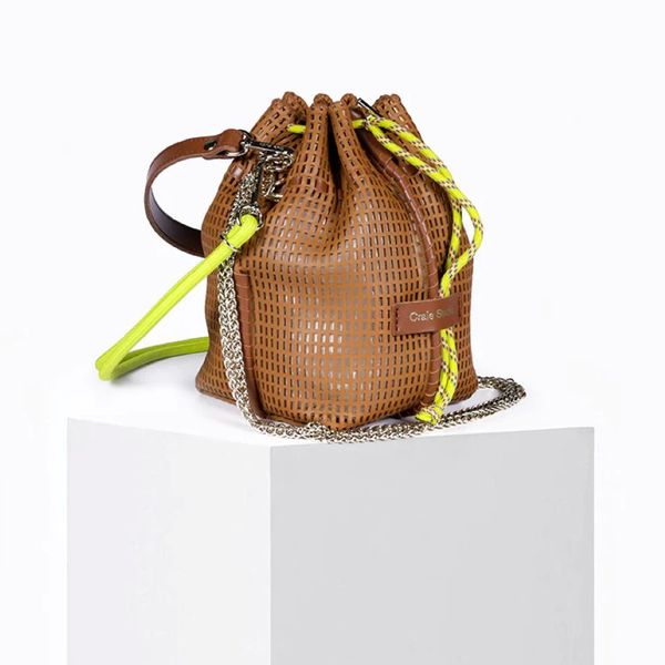Craie Studio Bibi Mini Bucket Bag - Camel Craie Studio Bibi Mini Bucket Bag - Camel