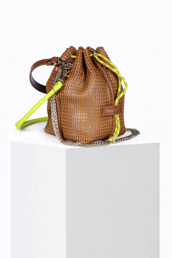 Craie Studio Bibi Mini Bucket Bag - Camel