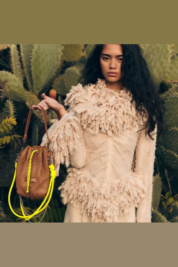 Craie Studio Bibi Mini Bucket Bag - Camel