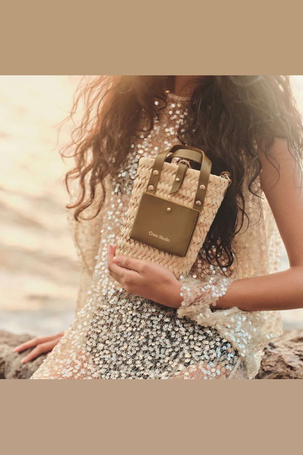 Craie Studio Nano Panier Basket - Khaki