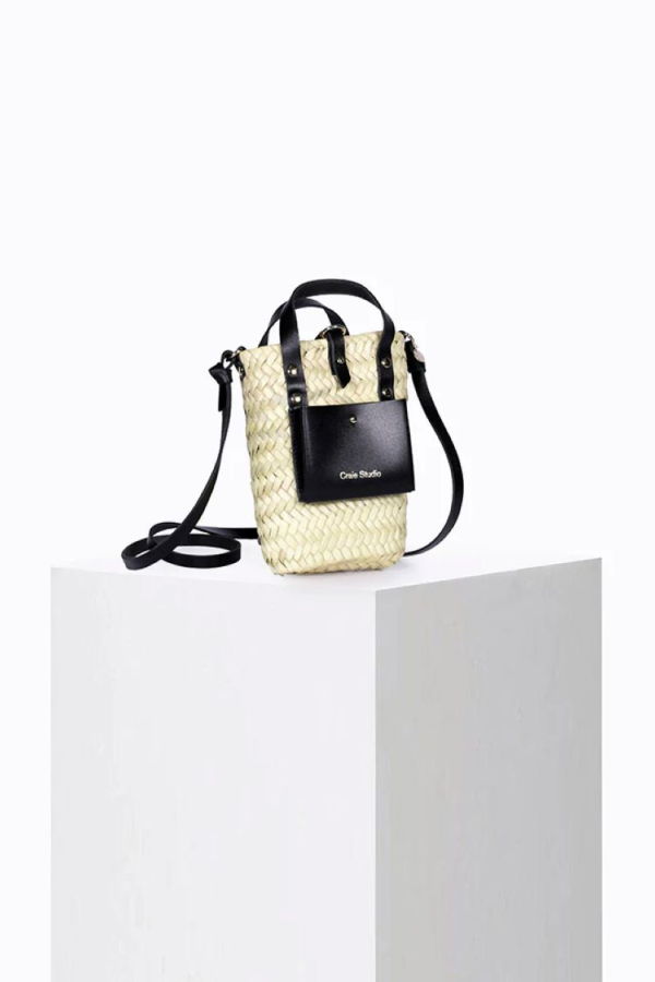 Craie Studio Nano Panier Basket Bag - Noir
