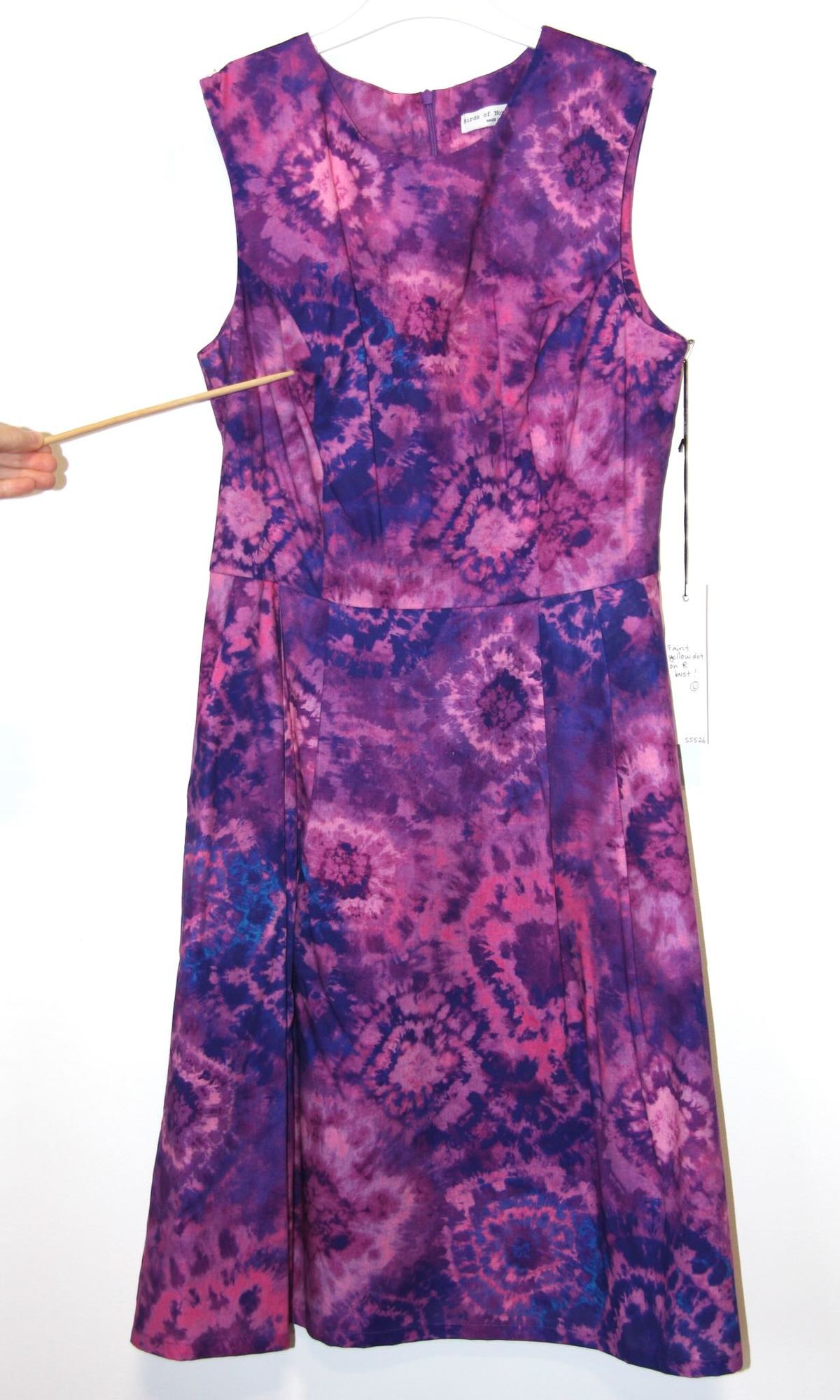 Birds of North America SS526-10 Peafowl Dress McGurple - Image 1 of 7