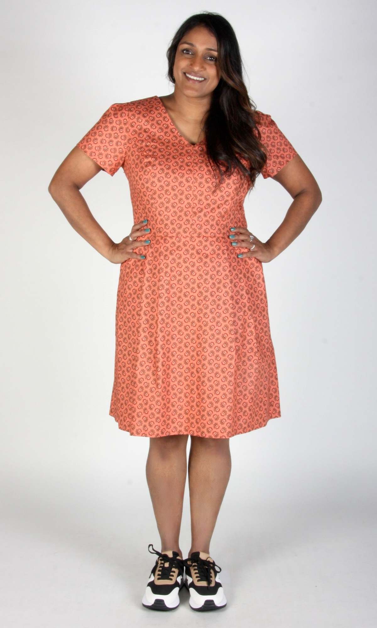 Birds of North America SS534-16 Fruit Dove Dress - Image 4 of 7