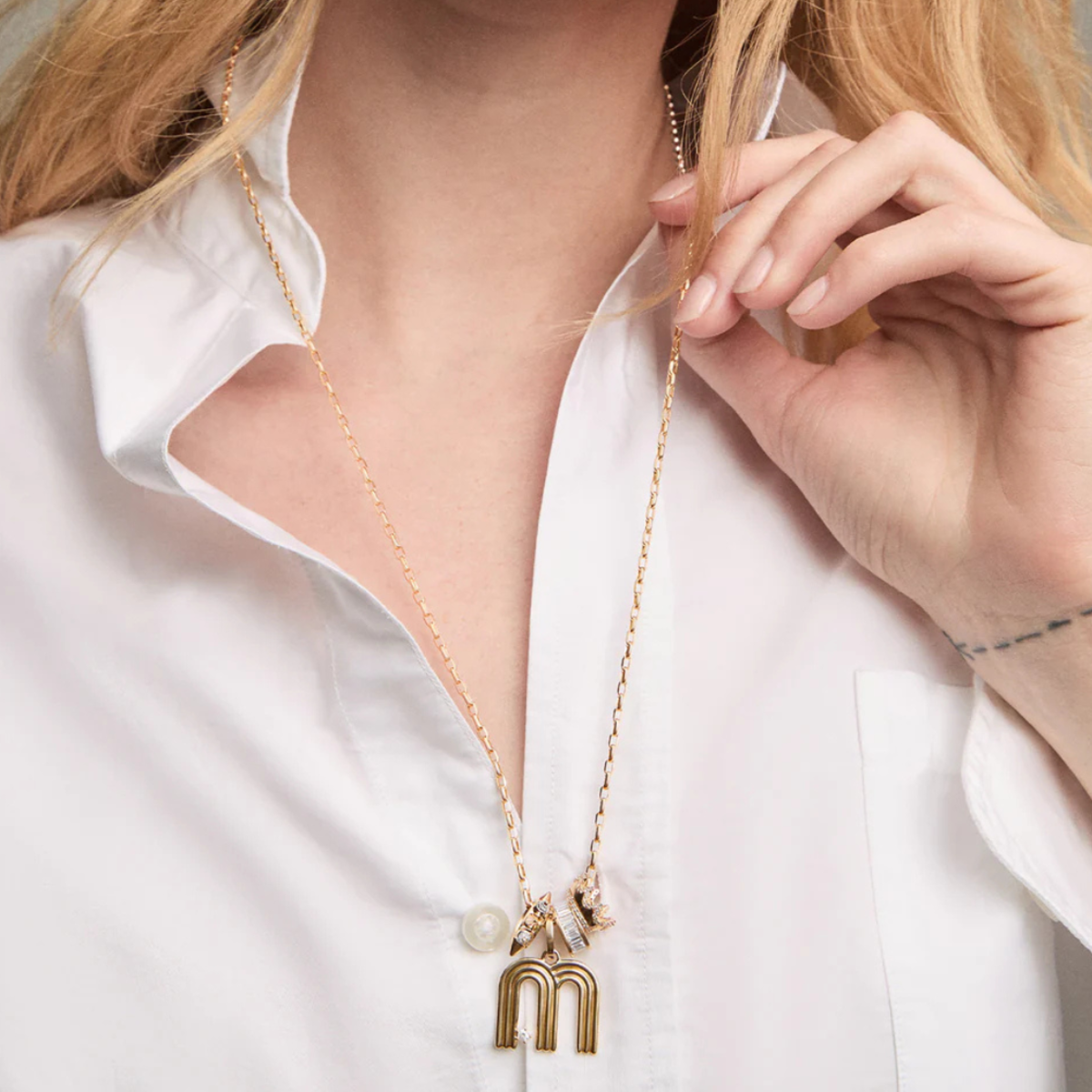 Adina Reyter 2mm Italian Chain Link Necklace - 18" - Image 1 of 4