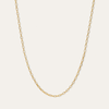 Adina Reyter 2mm Italian Chain Link Necklace - 18" - Thumbnail 3