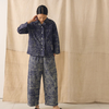 TOAST Batik Cook Check Trousers - Provencal Blue - Thumbnail 2