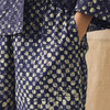 TOAST Batik Cook Check Trousers - Provencal Blue - Thumbnail 3