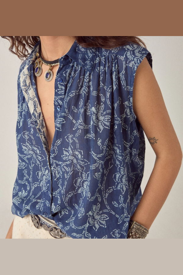 Maison Hotel Sakura Mina Tunic - Indigo