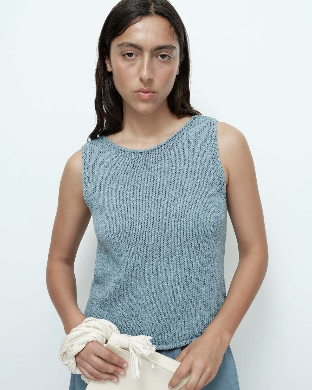 Mijeong Park Boat Neck Knit Tank - Image 1 of 8