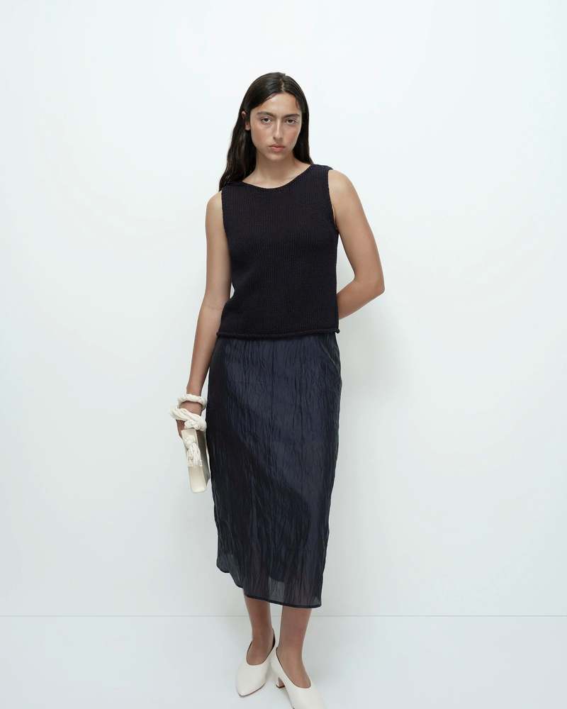 Mijeong Park Boat Neck Knit Tank