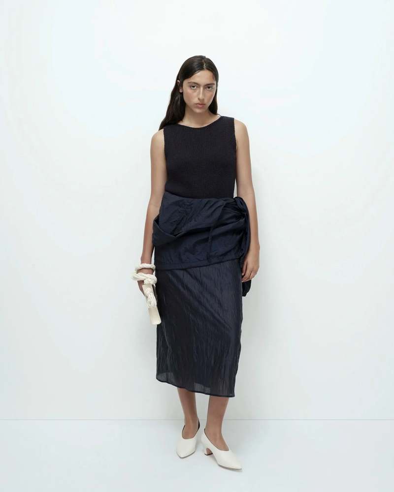 Mijeong Park Boat Neck Knit Tank