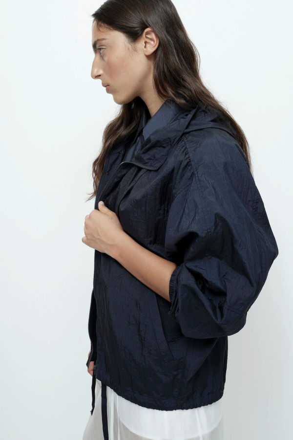 Mijeong Park Shirred Anorak - Navy