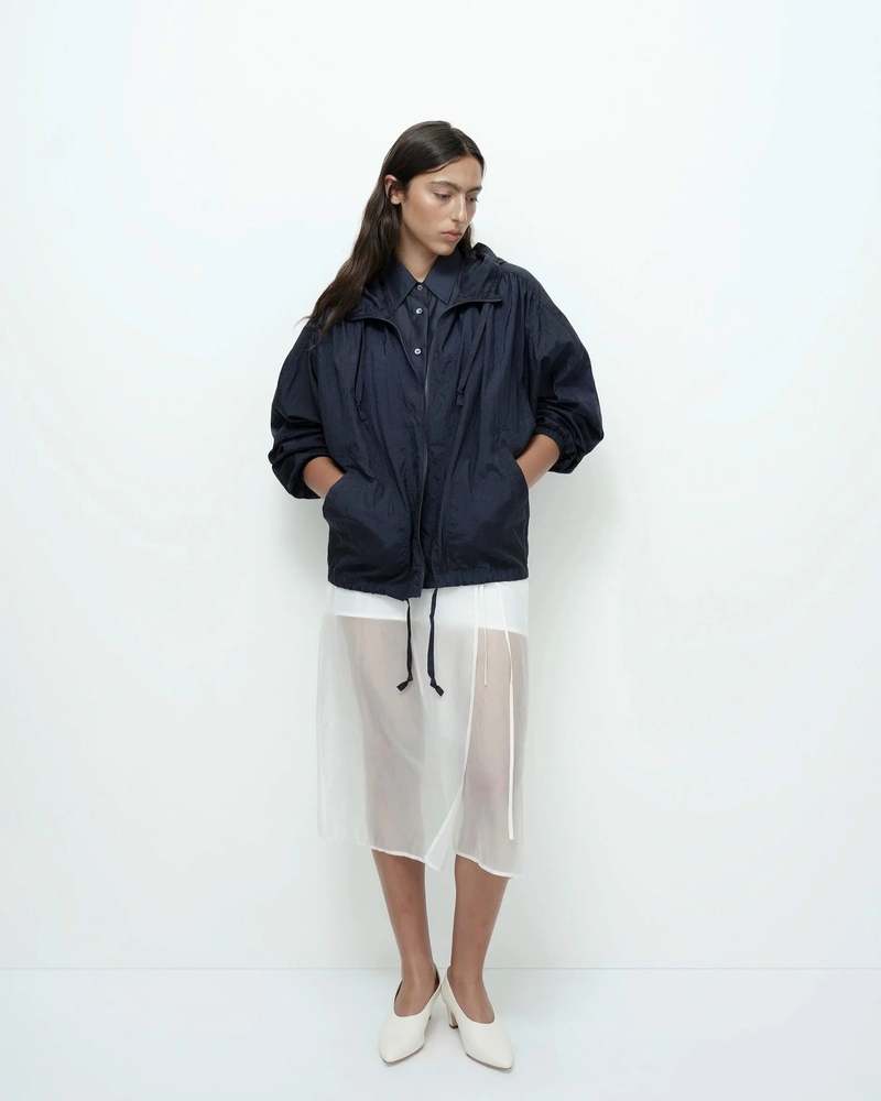 Mijeong Park Shirred Anorak - Navy