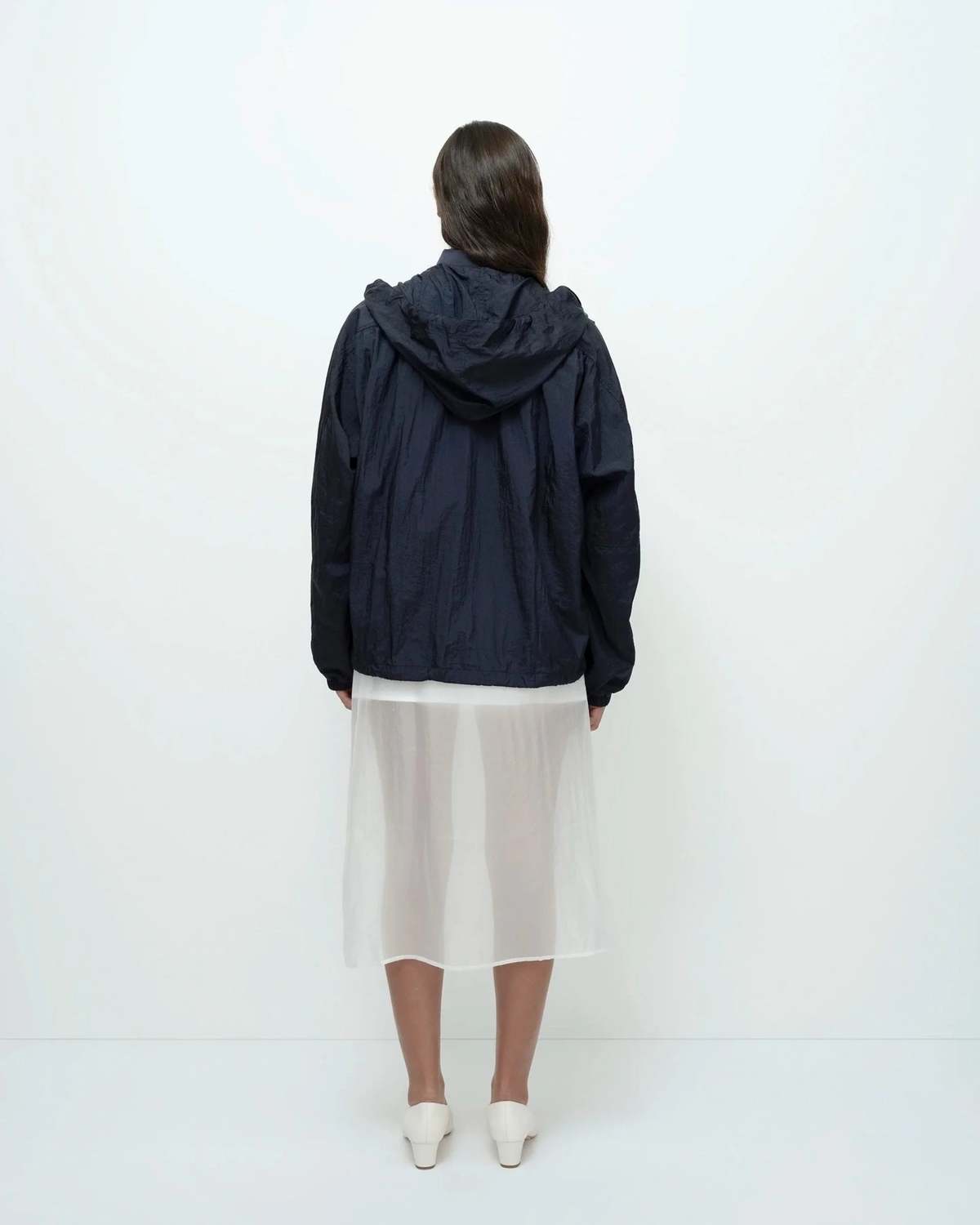 Mijeong Park Shirred Anorak - Navy - Image 8 of 8