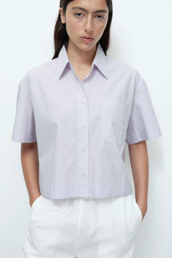 Mijeong Park Short Sleeve Cotton Shirt