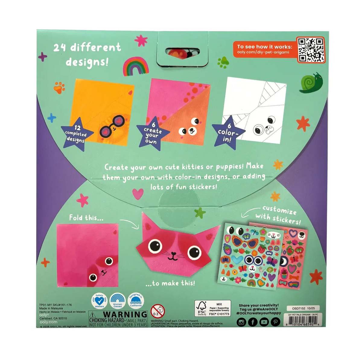 KIDS Ooly D.I.Y. Pet Pals Origami Kit - Image 2 of 2