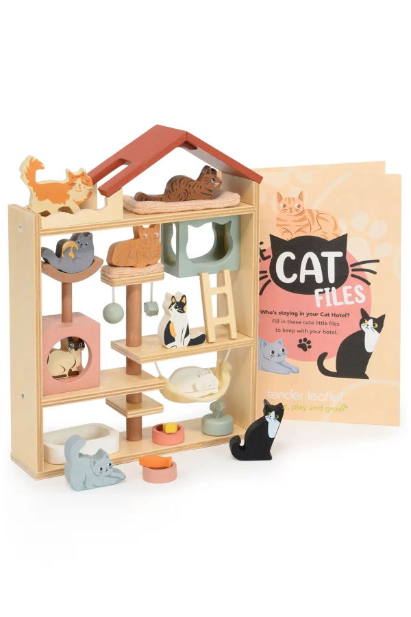 KIDS Tender Leaf Toys Purrfect Stay Cat Hotel