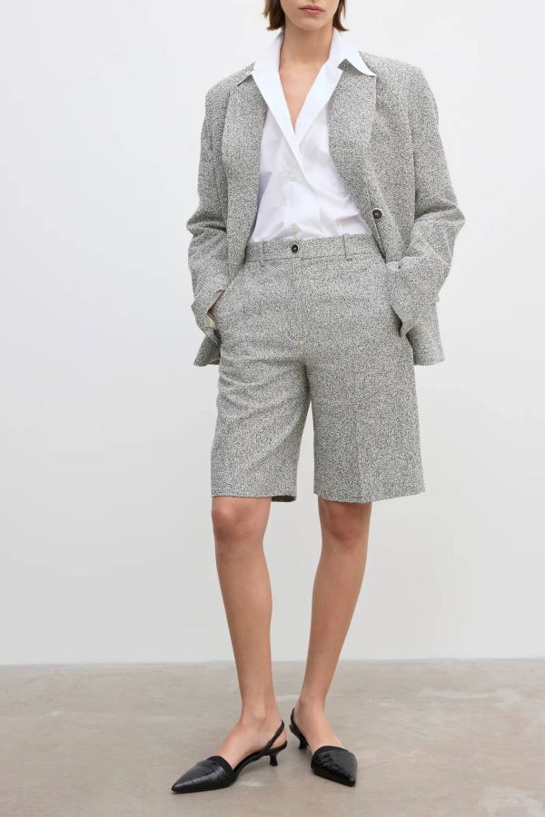 House of Dagmar Bouclé Shorts