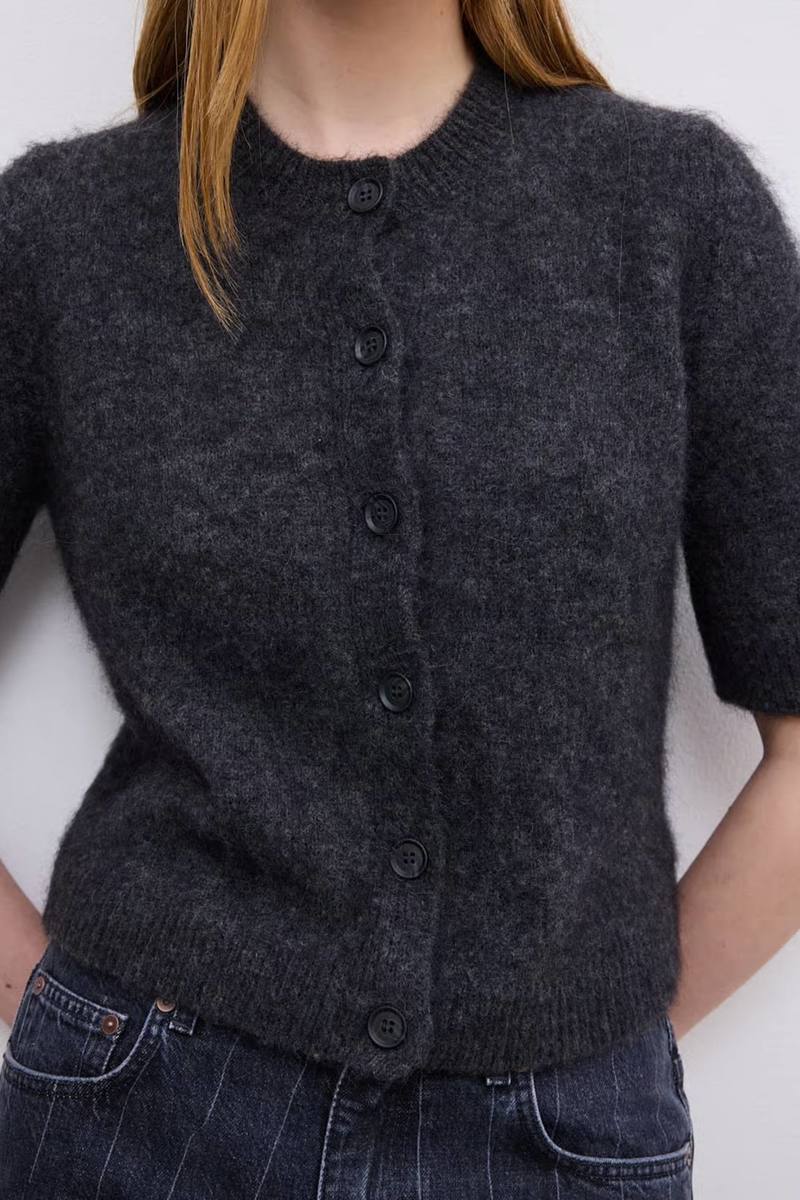 House of Dagmar Brushed Cardigan Top