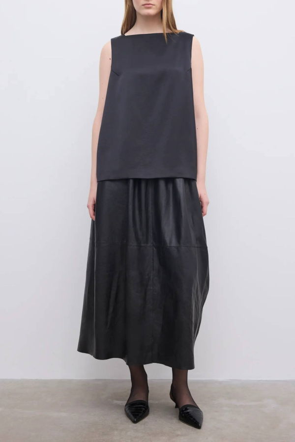 House of Dagmar Open Back Satin Top