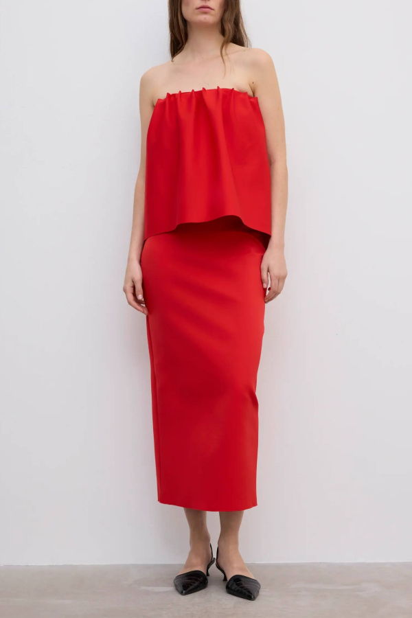 House of Dagmar Ruched Tube Dress