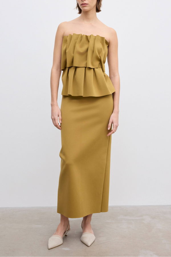 House of Dagmar Sculpted Slim Dress