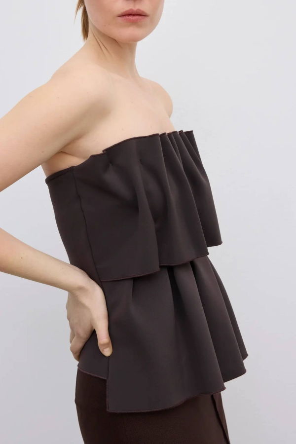 House of Dagmar Sculpted Tube Top