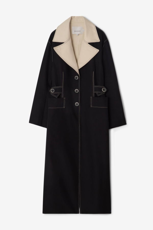 House of Dagmar Two Tone Coat