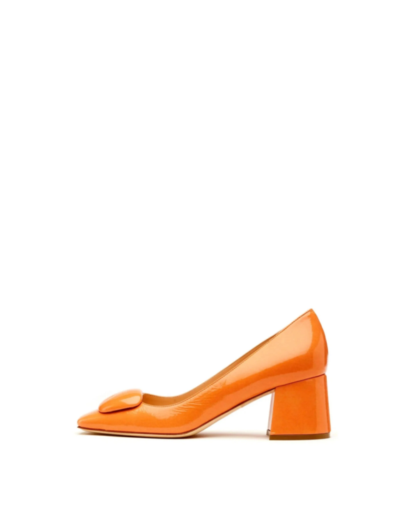 Rupert Sanderson Naxos Block Heel - Californian Peach