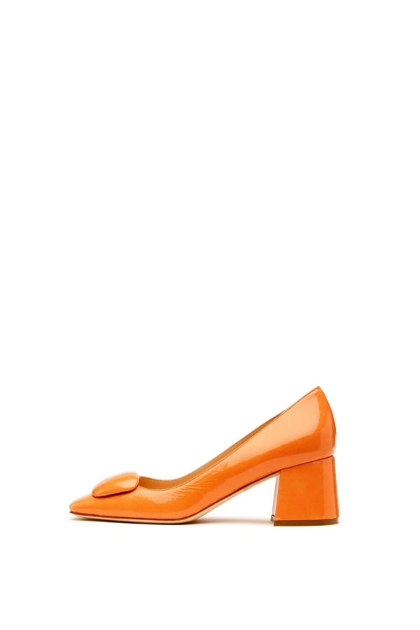 Rupert Sanderson Naxos Block Heel - Californian Peach